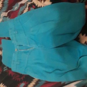 Blue vintage style jeans